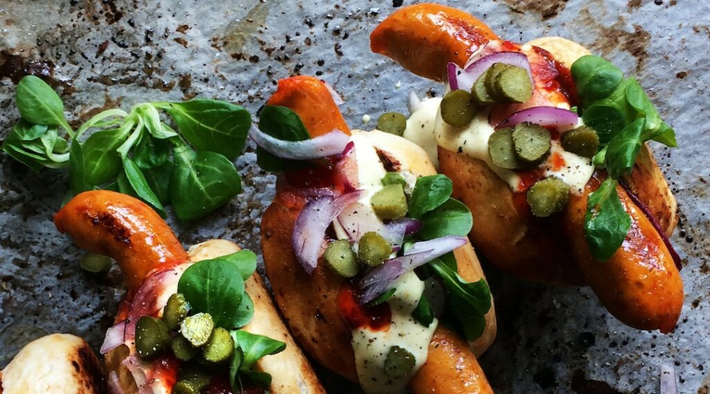 hot dogs végétairens